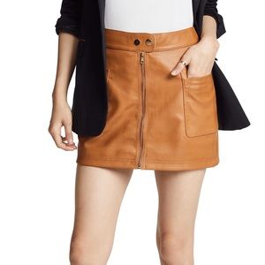 New without tags - Free People High A Line Vegan Leather Skirt